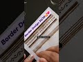 mehndi for beginners | bridal border mehndi design Day-30 😍 #shorts #shortsvideo