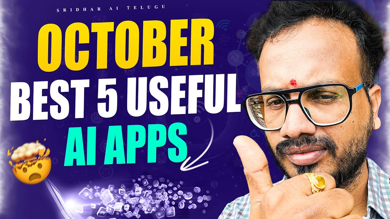 Top Secret AI Apps You Didn’t Know 😱 Best apps October 2025 - YouTube