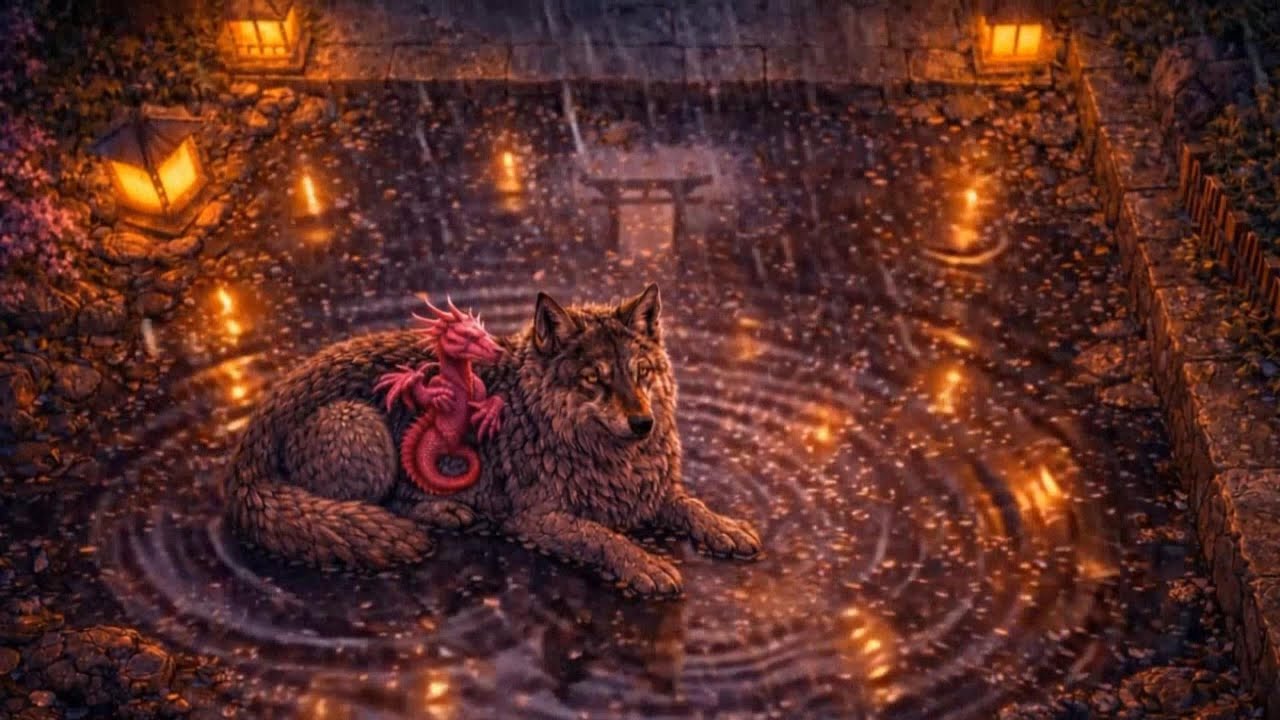 🐉🌧️Rainy Dragon Lo-Fi 🌧️🐉 | Calm Fantasy Beats for Relax, Study & Sleep