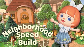 Forest Neighborhood Speed Build in ACNH