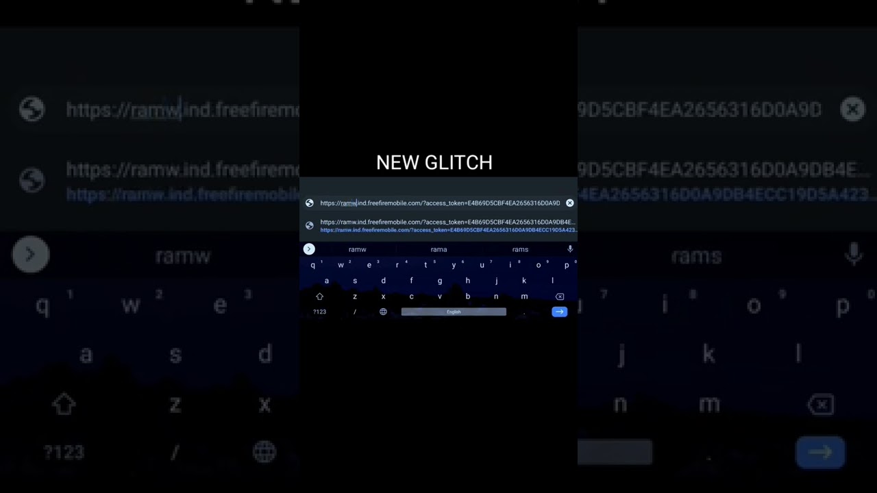FREE FIRE NEW GLITCH || RAMWISH GLITCH EVENT || 