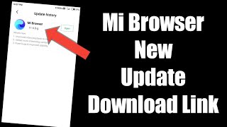 New Mi Browser Miui 12 / 11 || Mi Browser Update Miui 11 || System App Updater Mi Browser New screenshot 1