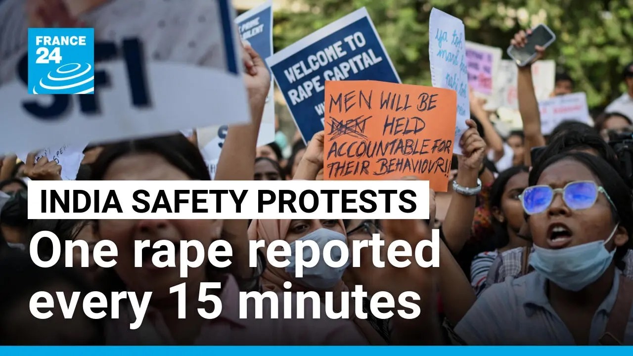 'Make our streets safer!' Mass women's protests sweep India over sexual violence • FRANCE 24