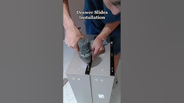Demonstrate how to install soft-close drawer slides