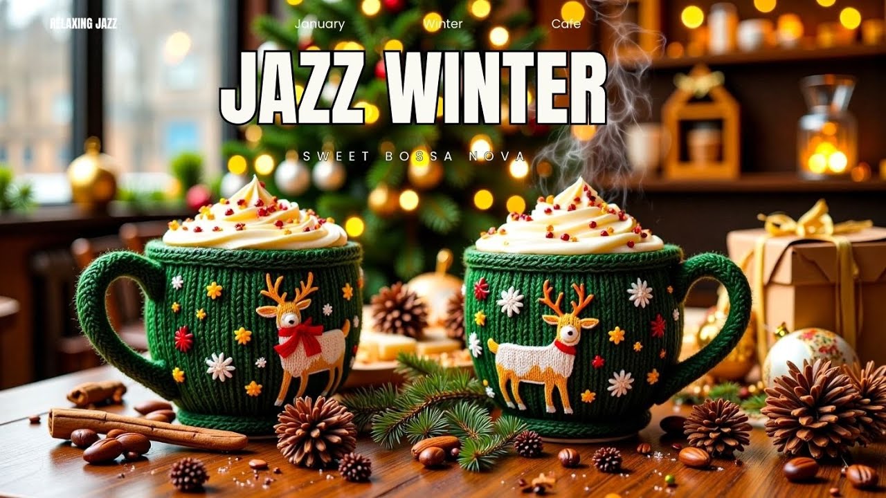 Утренний джаз для январского зимнего кафе Босса | Расслабляющий джаз Босса на фоне