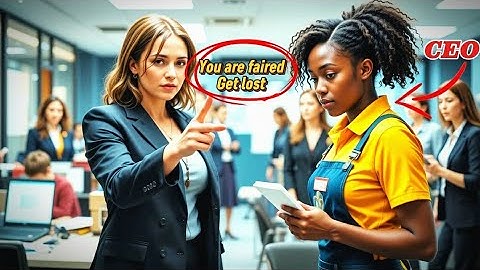 "Black CEO’s Daughter Goes Undercover as a Janitor – What She Discovers Will Shock You!"