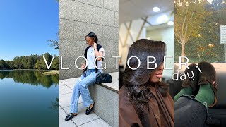 Vlogtober Day 1 🍂 Girls Fishing Trip, Mall Run, Working At A Hair Salon, Etc. With Gabrielle Morris