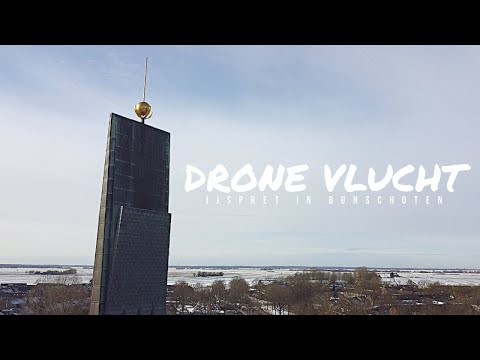 Bunschoten Spakenburg - ijspret in de gemeente bunschoten - 2021 (DJI Mavic Mini)