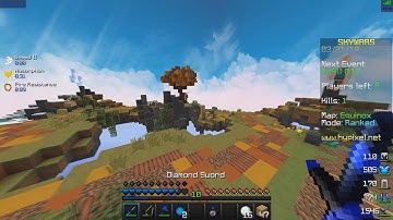 Cheating in Ranked Skywars (Badlion Client)