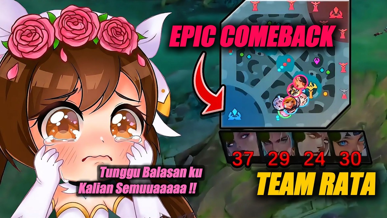 BASE JADI LAPANGAN BOLA, bisakah layla selamatkan team dari kekalahan?? - Mobile Legends