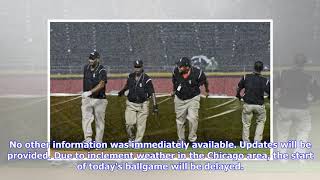 White Sox Game Delayed For Rain