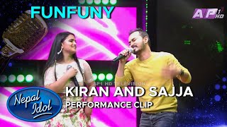 Funfuny - Senti Virus Sajja And Kiran Nepal Idol Season 3 Ap1Hd