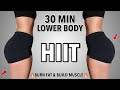 30 MIN KILLER Lower Body HIIT Workout - Intense Leg day, No Equipment, No Repeats