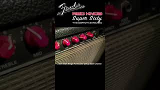 THE RED KNOB FENDER SUPER SIXTY HAS A GREAT OVERDRIVE CHANNEL