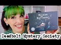 DEADBOLT MYSTERY SOCIETY murder mystery box subscription