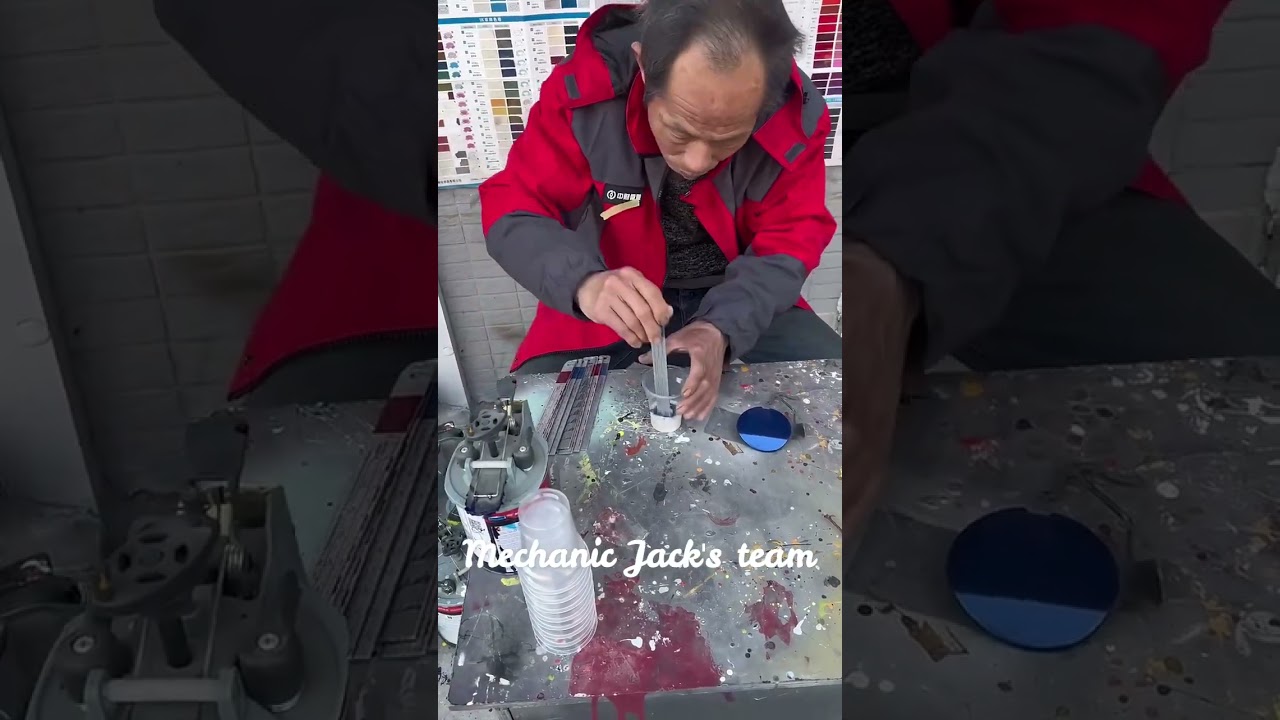 Car Paint Color Mixing