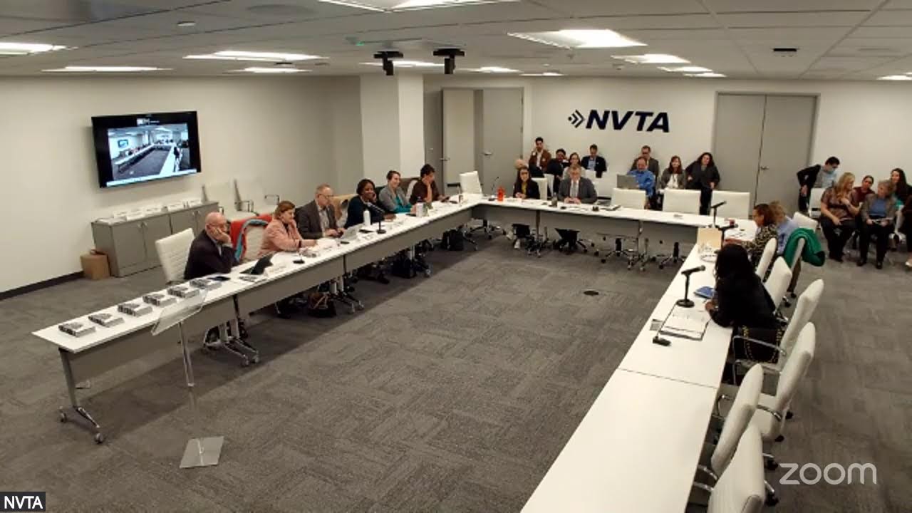 January 8, 2026, Northern Virginia Transportation Authority Meeting