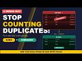 Remove Duplicate Records Using SUMX + SUMMARIZE in Power BI 🔥