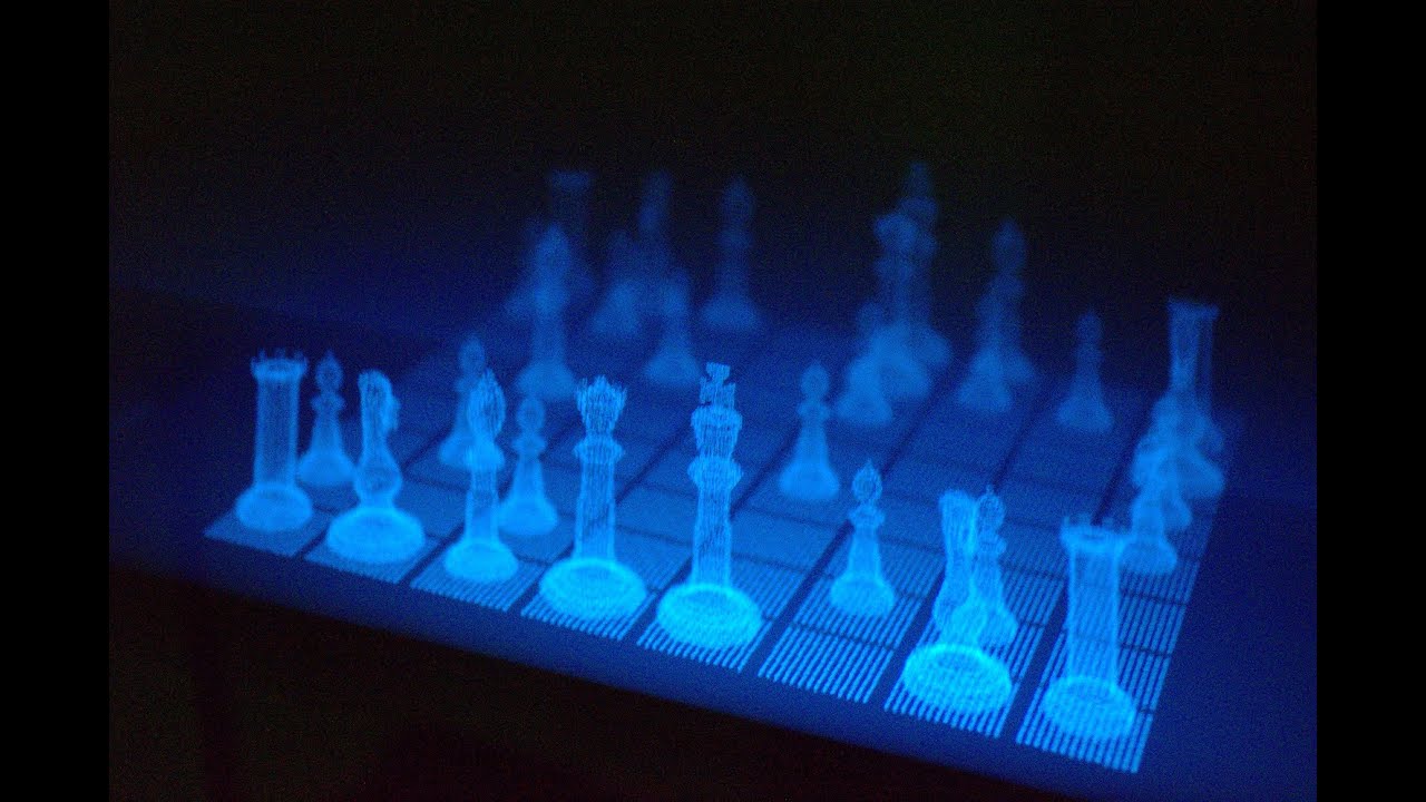 A-modern-holographic-chess-king-inside-a-3d-fx-bla by ImajTitan on