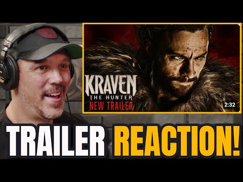 KRAVEN THE HUNTER Trailer 2 REACTION! | Marvel