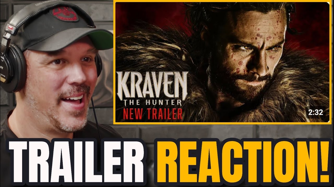 KRAVEN THE HUNTER Trailer 2 REACTION! | Marvel