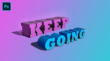 Creating a 3D Text Effect Using Adobe Photoshop cs6| PHOTOSHOP TUTORIAL