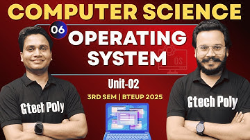Operating System | Unit -02 L-06 | 3rd Sem by Deepak Sir BTEUP 2025  @gtechpoly