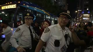 Streamer Nina Lin ARRESTED climbing Amazon Car near MSG during Knicks Game screenshot 2