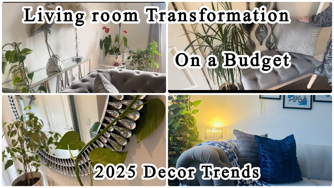 Living Room Transformation On Budget |2025 Top Decor Trends |Living Room Decor 2025|Living Room tour