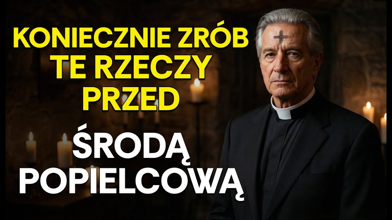 CO KONIECZNIE TRZEBA ZROBIĆ NA MIESIĄC PRZED ŚRODĄ POPIELCOWĄ. Nie przegap łaski!