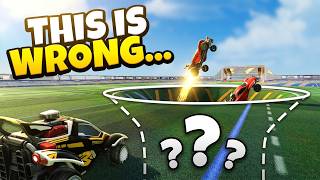 Um guys...??? Why does my Rocket League look like this?