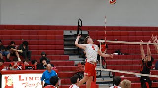 Jakob Bentz Lodi High School Varsity Boys Volleyball 2026 Lodi vs Lincoln 