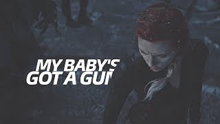 my baby's got a gun | natasha romanoff