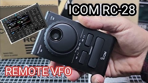 ICOM RC-28 REMOTE VFO & ICOM 7610 , RSBA1 Software