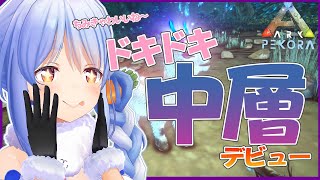 【ARK】ドキワクやばすぎの中層へ！！よいちょまるふぁみりーいざ出陣ぺこ！【ホロライブ/兎田ぺこら】