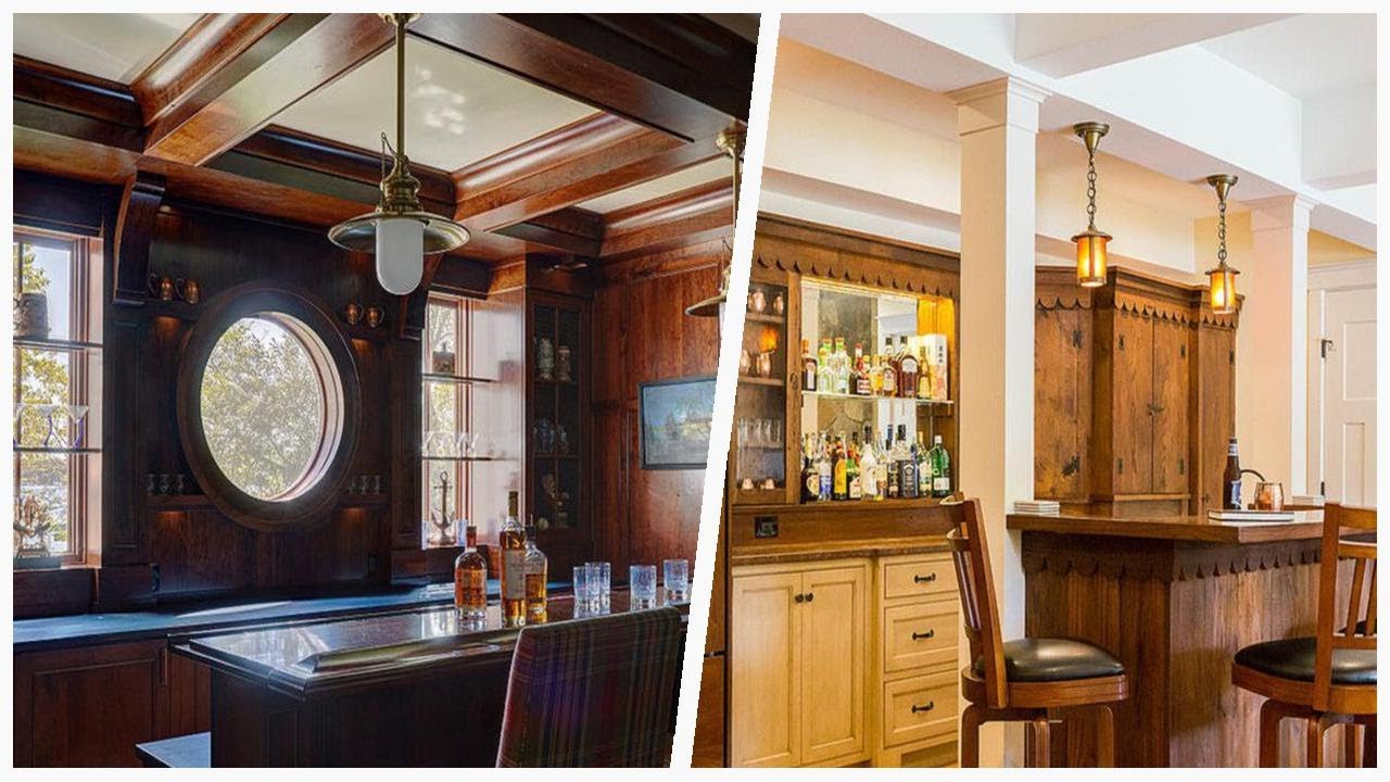 75 Luxury Craftsman Home Bar Design 🔴 - YouTube