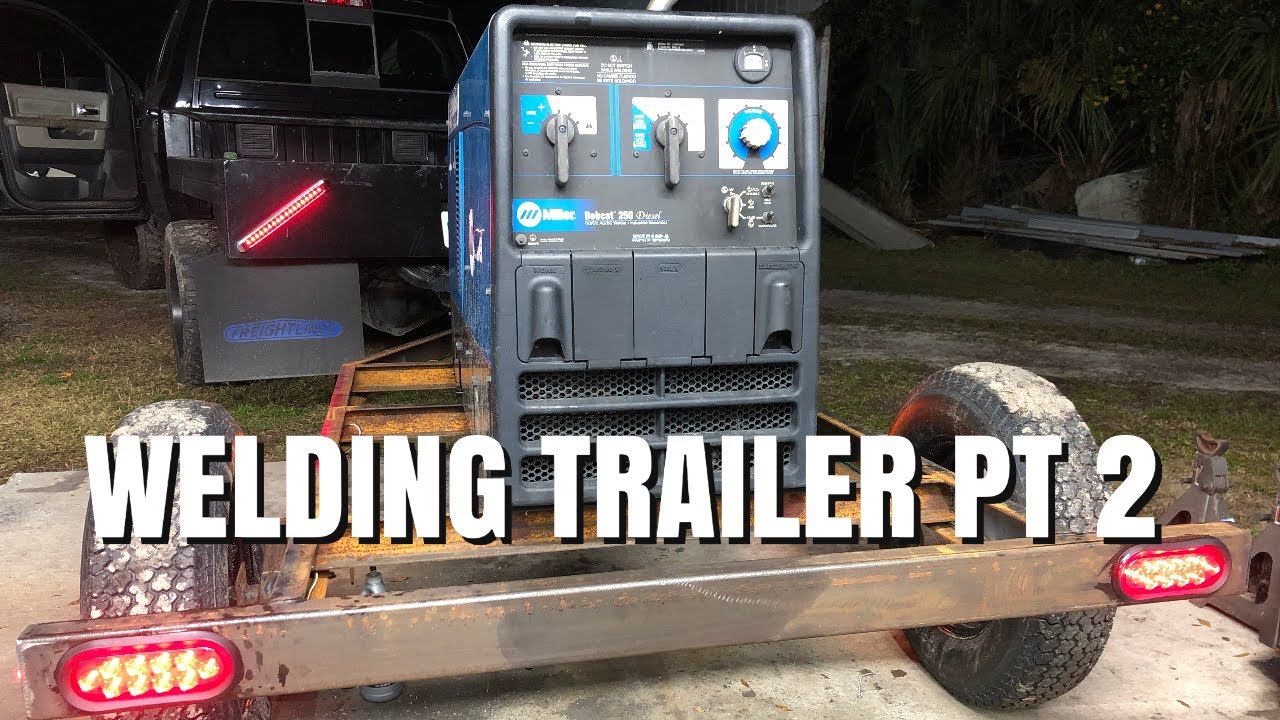 Сборка сварочного прицепа, часть 2