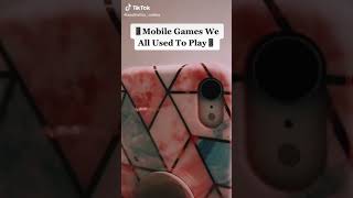 Mobile Game We All Used To Play When We Were Kids Credit Aesthetic.celebs