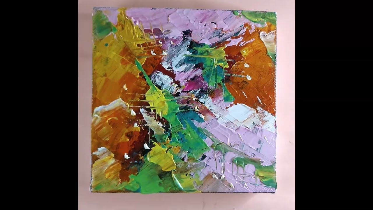 How To Paint Abstract Art/Abstract Painting/Project106 YouTube