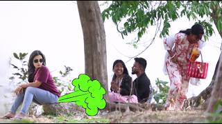 Very Very Funny Wet Fart Prank On Girls In Park Part- 411 N2O Shreya