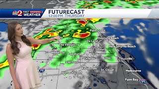 Isolated severe storms expected Thursday afternoon across Central Florida
