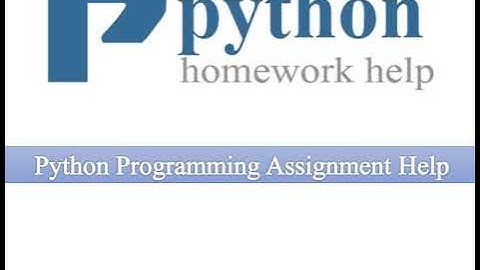 Python Programming Assignment Help