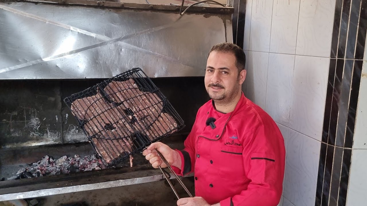طريقه عمل الكبدة المشوية بالتتبيلة السرية على الفحم 😋 مع الشيف محمد الجمل