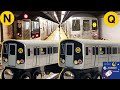 Johny Unboxes MTA Munipals N & Q Subway Trains & Goes On A Subway Train Ride To Times Square