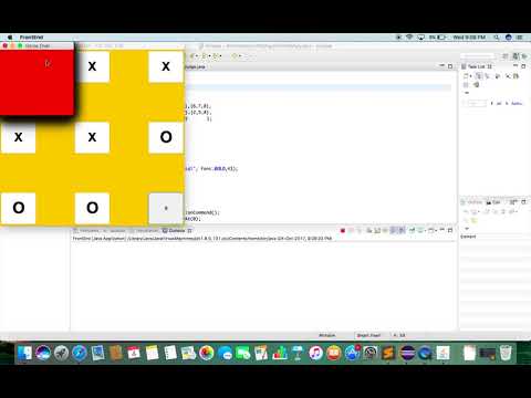 Automated Tic Tac Toe with JAVA Swing and AWT