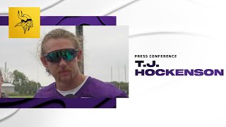 T.J. Hockenson on His Efforts to Get Back On the Field & Goal of Being Ready For Week 1