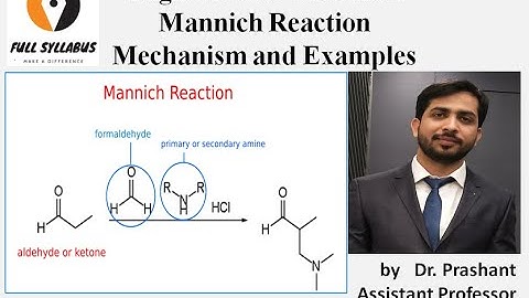 NET Chemistry : Mannich Reaction : Organic Name Reacton 1