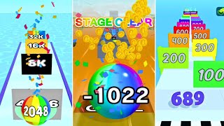 Calculate Balls vs Number Ball 3D Merge Games vs Numbers Master Run Merge Challenge 3D screenshot 2