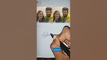 stylish name | Ankush | sk cursive art | how to make a stylish name | stylish signature