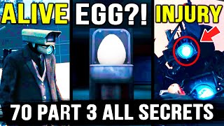 PLUNGERMAN ALIVE?! Skibidi Toilet 70 Part 3 All Secrets & Easter Eggs You Didn't Notice! Theory